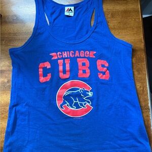 Chicago Cubs Women’s Medium Blue Tank Top